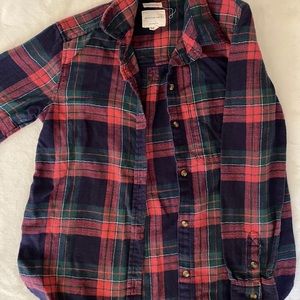 American Eagle Button-Down Flannel Top